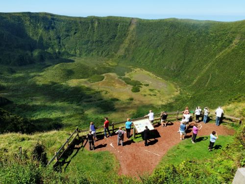 Azores, Faial, Krateris, Kaldera