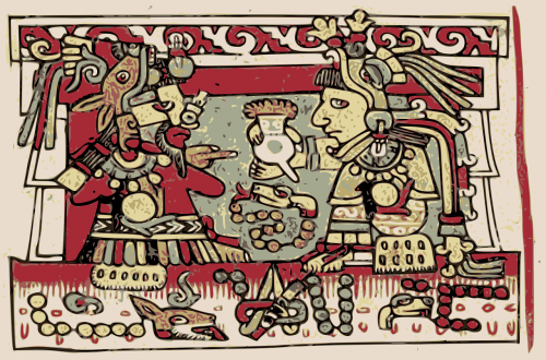 Aztec, Charakteris, Dizainas, Piešimas, Istorija, Fjeras, Dažymas, Siena, Nemokama Vektorinė Grafika