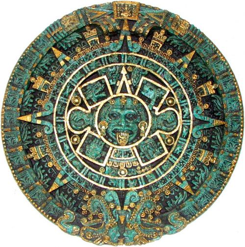Aztec, Kalendorius, Apvalus, Diskas, Istorinis, Senas, Senovės, Meksikietis, Inca, Maya, Simbolis, Laikas, Ratas