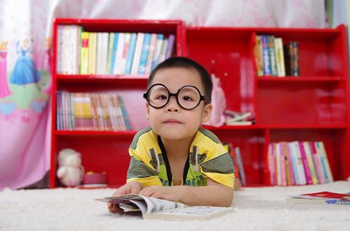 Berniukas, Skaitymas, Knyga, Akiniai, Knygos, Kūdikis, Vaikai, Mažai, Kaip Skaityti