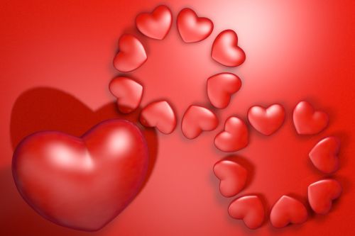 Meilė,  Širdis,  Rėmas,  Valentine,  Pripažinimą,  Šventė,  3D,  Raudona,  Balta,  Širdis,  Širdžių Fonas