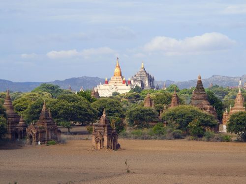 Bagan, Burma, Šventyklos, Griuvėsiai