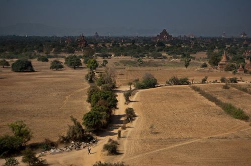 Bagan, Mianmaras, Kelionė, Auksinė Žemė, Senovės, Pagoda, Kraštovaizdis, Asija, Turizmas, Burma, Karalystė, Orientyras