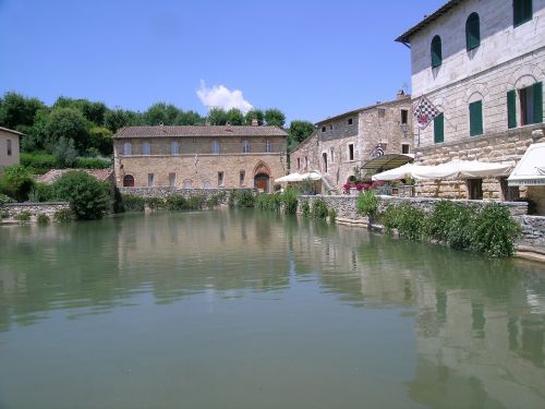 Bagno Vignoni, Toskana, Italy