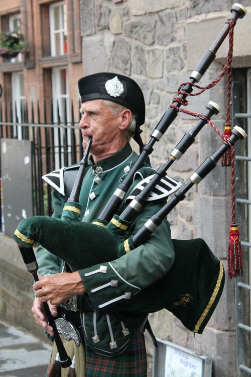 Dulkes, Highlander, Vyras, Žmogus, Asmuo, Muzikinis Instrumentas, Škotija, Edinburgas, Muzika, Tonai, Žaisti, Uniforma