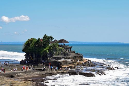 Bali, Indonezija, Kelionė, Šventykla, Tanah Lot, Vaizdas, Panorama, Vandens Šventykla, Tradicija, Religija, Religinis, Hinduizmas