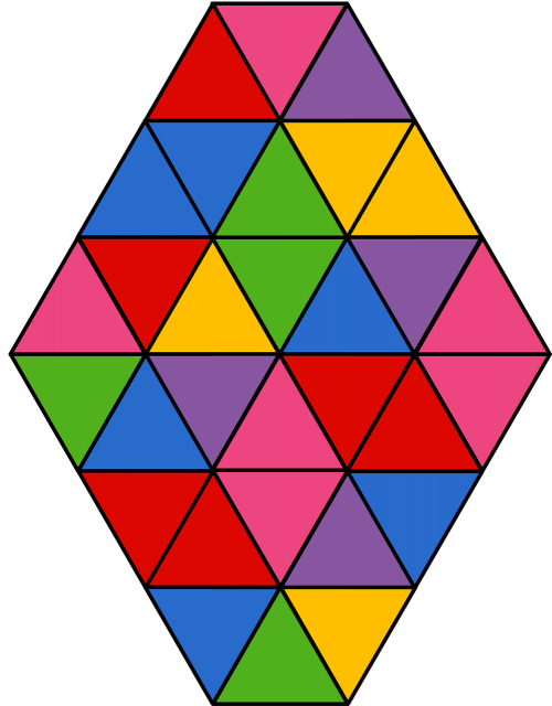 Balionas, Trikampiai, Spalvinga, Geometrinės Figūros, Geometrinis, Iliustracija