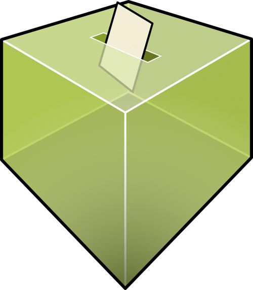 Balsavimas, Rinkimai, Apklausa, Balsas, Dėžė, Žalias, Nemokama Vektorinė Grafika