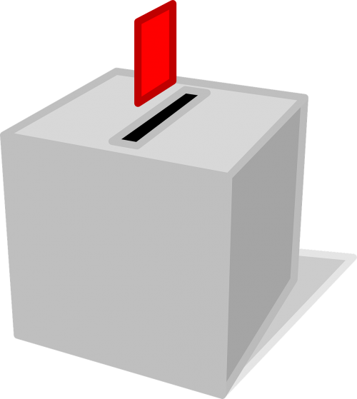 Balsavimas, Dėžė, Balsas, Balsavimas, Rinkimai, Loterija, Politika, Pasirinkimas, Referendumas, Išrinkti, Apklausa, Popierius, Rinkėjas, Balsavimas, Apklausa, Nuomonė, Pasirinkti, Nemokama Vektorinė Grafika