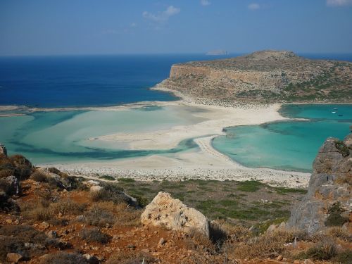 Balos, Crete, Graikija, Sala