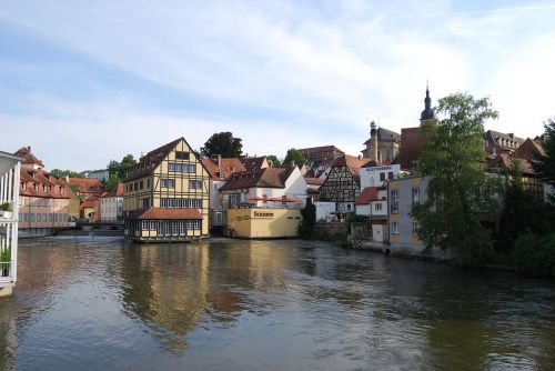 Bamberg, Upė, Namai Upėje, Maža Venecija, Tiltas