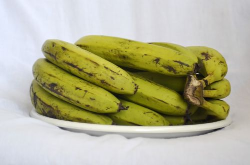 Žalieji & Nbsp,  Bananai,  Tropiniai & Nbsp,  Vaisiai,  Vaisiai,  Sveika Dieta,  Banana & Nbsp,  Plokštelė,  Bananas