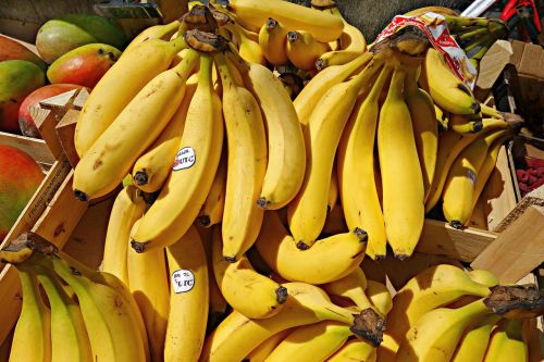 Bananas, Vaisiai, Maistas, Mityba, Krūva, Šviežias, Šviežias Vaisius, Valgymas, Maistas, Mityba, Turgus, Vaisių Rinka