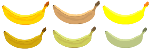 Bananas, Vaisiai, Bananai, Maistas, Iliustracija, Pop Menas, Piešimas, Maisto Produktai, Be Vektoriaus, Ispanų, Valgomieji, Vaisiai, Vektorius