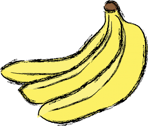 Bananas,  Geltona,  Vaisiai,  Maistas,  Spalva,  Šviežias,  Nemokama Vektorinė Grafika
