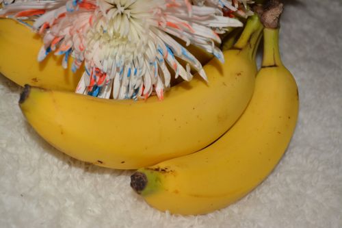 Daisy,  Spalvinga,  Gėlės,  Bananų Vaisių Maistas Fonas Gėlė