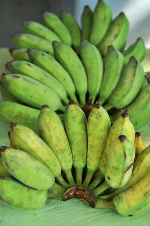 Bananai, Turgus, Žalias, Vaisiai, Sveikas, Vitaminai, Skanus, Valgyti, Ūkininkų Vietos Rinka, Maistas