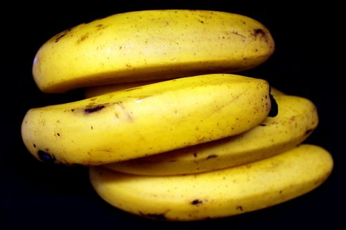 Bananai, Vaisiai, Sveikas Maistas, Desertas, Prinokę Bananai, Maistas