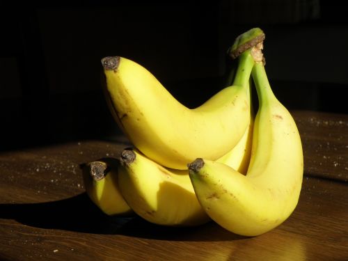 Bananai,  Geltona,  Klasteris,  Vaisių