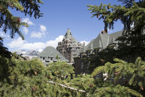 Banff,  Spyruoklės,  Viešbutis,  Uolos Ir Kalnus,  Banff Spyruoklės Viešbutis Akmeniniai Kalnai