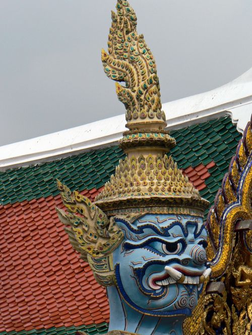 Bangkokas, Rūmai, Karališkasis, Globėjas, Statula, Dieviškumas