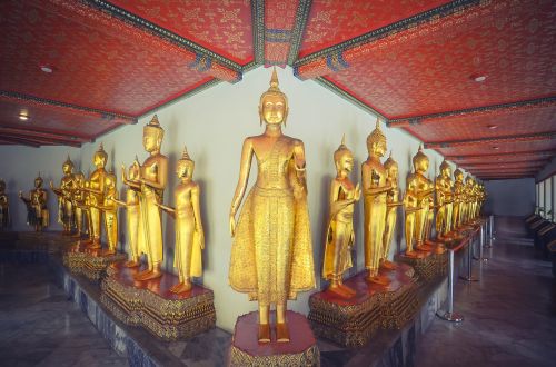 Bangkokas, Buda, Šventykla, Taika, Religija, Tailandas, Asija, Wat