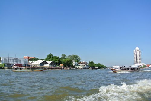 Bangkokas, Tailandas, Upė, Laivas, Kelionė