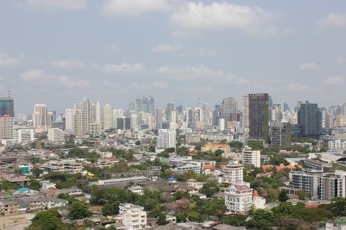 Bangkokas, Miestas, Didelis Miestas, Fonas, Dangoraižis, Panorama, Asija, Tailandas, Pastatas, Architektūra, Visame Pasaulyje