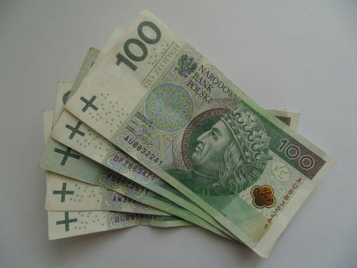Banknotai, Pinigai, Lenkas, Lenkija, Pinigai, Pln, Sąskaitą, 100