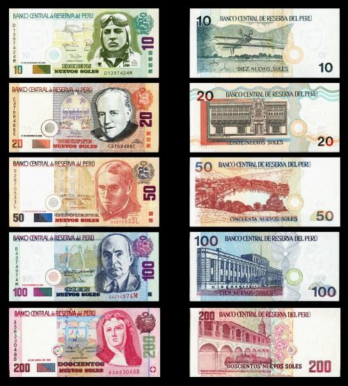 Banknotai, Peru, Pinigai, Valiuta, Pastaba, Finansai, Keistis, Pinigai