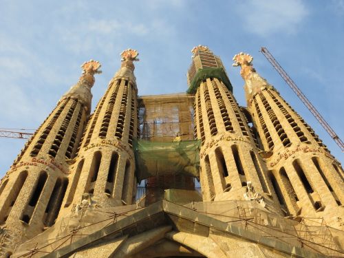 Barcelona, Gaudi, Ispanija, Katalonija, Pastatas, Katedra, Sagrada Familia