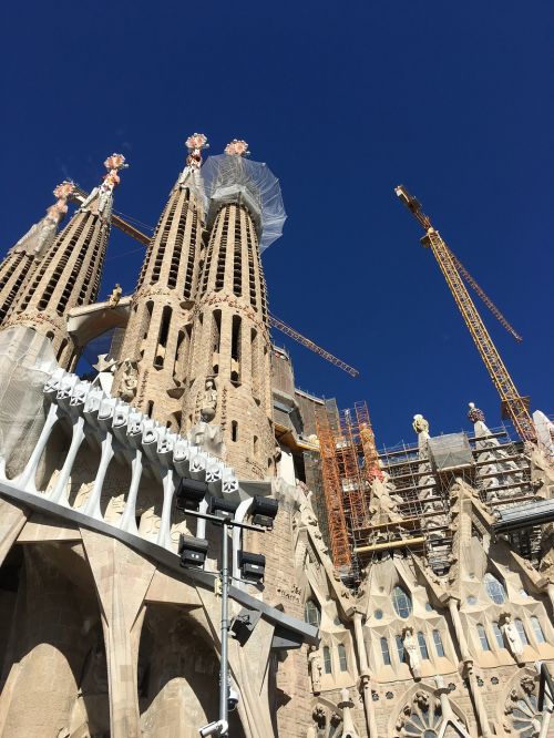 Barcelona, Sagrada Familia, Sagrada Familia, Bažnyčia, Gaudi, Architektūra