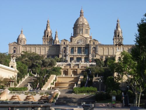 Barcelona, Ispanas, Muziejus, Royalty Free