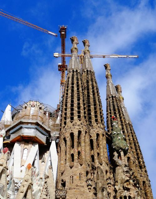 Barcelona, Gaudì, Baras, Pastato Konstrukcija, Katedra, Archi, Bažnyčia, Sagrada Família, Ispanija, Paminklas