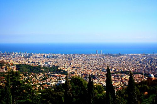 Barcelona, Ispanija, Miesto Kelionė, Katalonija, Panorama, Miestas, Perspektyva, Vaizdas