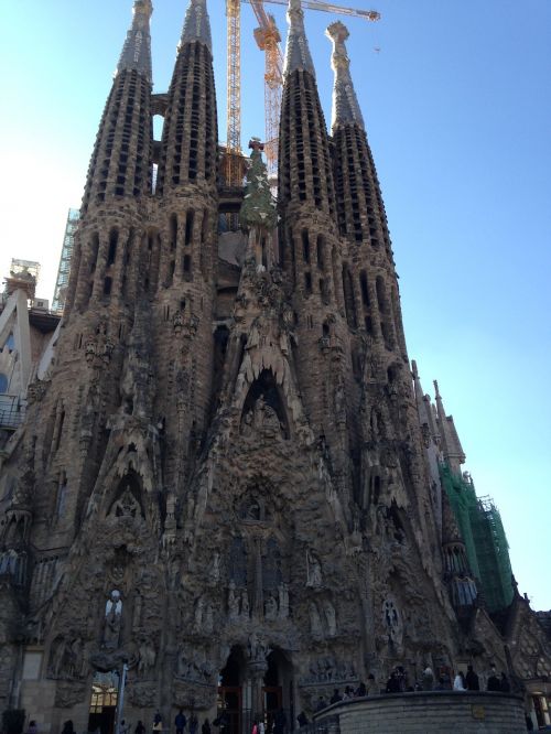 Barcelona, Bažnyčia, Katedra, Ispanija, Sagrada Familia, Skulptūra, Architektūra