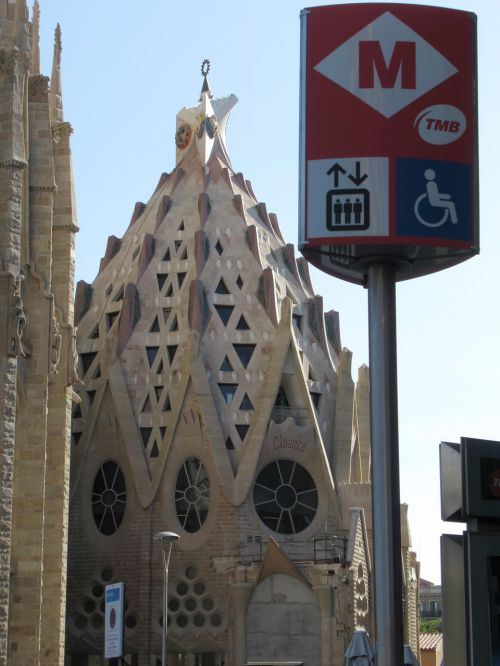 Barcelona, Sagrada Familia, Orientyras, Turizmas, Katalonija, Bažnyčia, Gaudi, Modernizmas