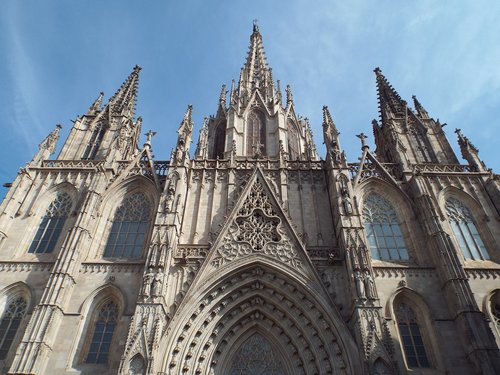 Barselona,  Katedra,  Bažnyčia,  Viduramžių,  Renesansas,  Architektūra,  Statyba,  Gotika