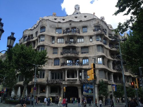 Barcelona, Pastatas, Gaudí, Architektūra, Ispanija