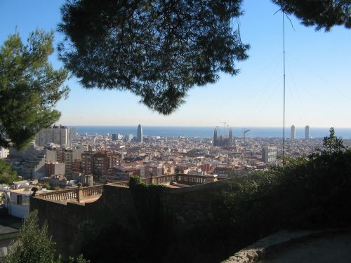 Barcelona, Panorama, Miestas, Ispanija