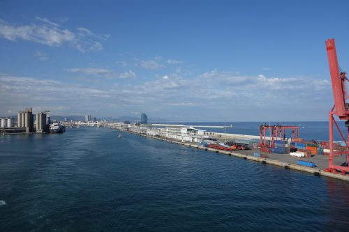 Barcelona Uostas, Pavasaris, Barcelona, Kranas, Jūrų Transportas