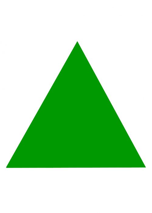Pagrindinis,  Trikampis,  Kontūrai,  Žalias,  Figūra,  Rėmas,  Pagrindinė Trikampio Forma