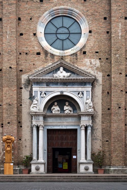 Bazilika, Įėjimas, Architektūra, Fasadas, Pastatas, Katalikų, Ežero Garda, Italy