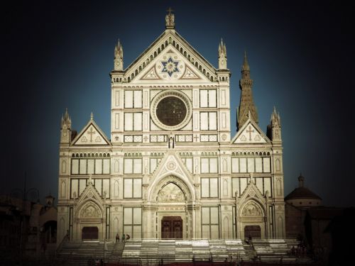 Bazilika,  Santa & Croaking,  Florencija,  Santa Croce Bazilika Florencijoje