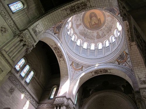 St Martino Bazilika, Neo-Bizantijos, Kupolas, Bažnyčia, Turai, France