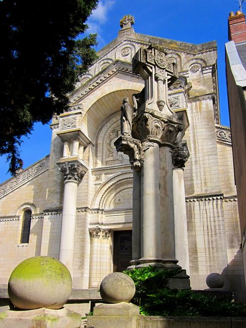 St Martino Bazilika, Neo-Bizantijos, Įėjimas, Bažnyčia, Turai, France