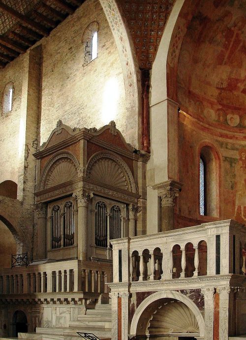Bazilikų Patriarcale, Acquileia, Friuli, Bažnyčia, Organas, Patriarcho Bazilika