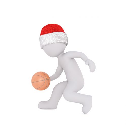 Krepšinis, Žaisti, Dribbles, Veiksmas, Judėjimas, Sportas, Sporto Šakos, Laisvalaikis, Out, Tinka, Kalėdos, 3D Modelis, Figūra, Balta