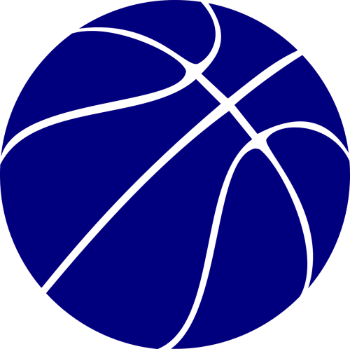 Krepšinis, Sportas, Mėlynas, Nemokama Vektorinė Grafika