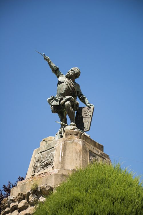 Bastelica, Korsikietis, Sampiero Corso, Statula, Bronza